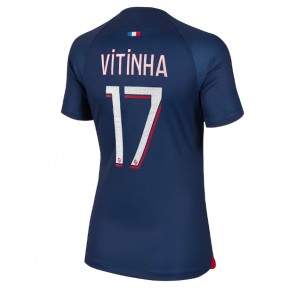 Maillot de foot Paris Saint-Germain Vitinha Ferreira #17 Domicile Femmes 2023-24 Manches Courte